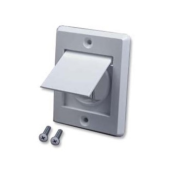 Hayden 4-Pack Low Voltage Wall Inlet Covers For Central Vacuum - White